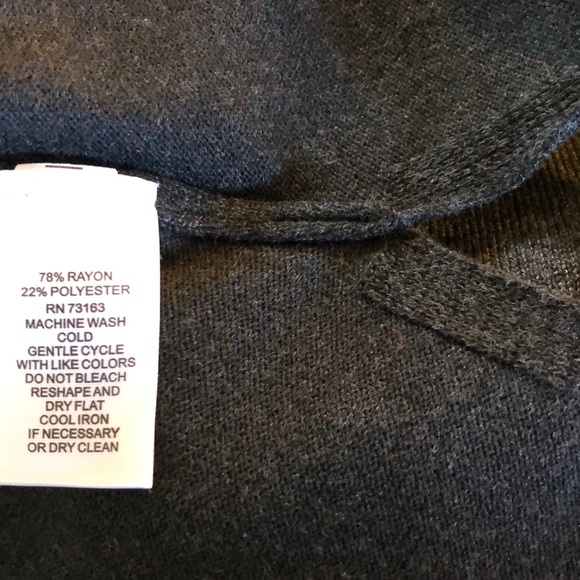 Cable & Gauge 3/4 sleeve sweater sparkly zip pull - Picture 5 of 6